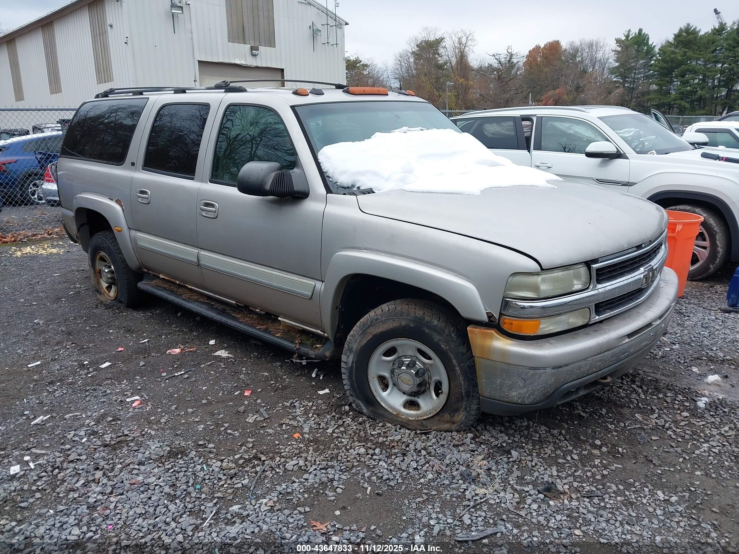 2005 Chevrolet Suburban 2500 Lt Silver vin: 1GNGK26UX5R124706