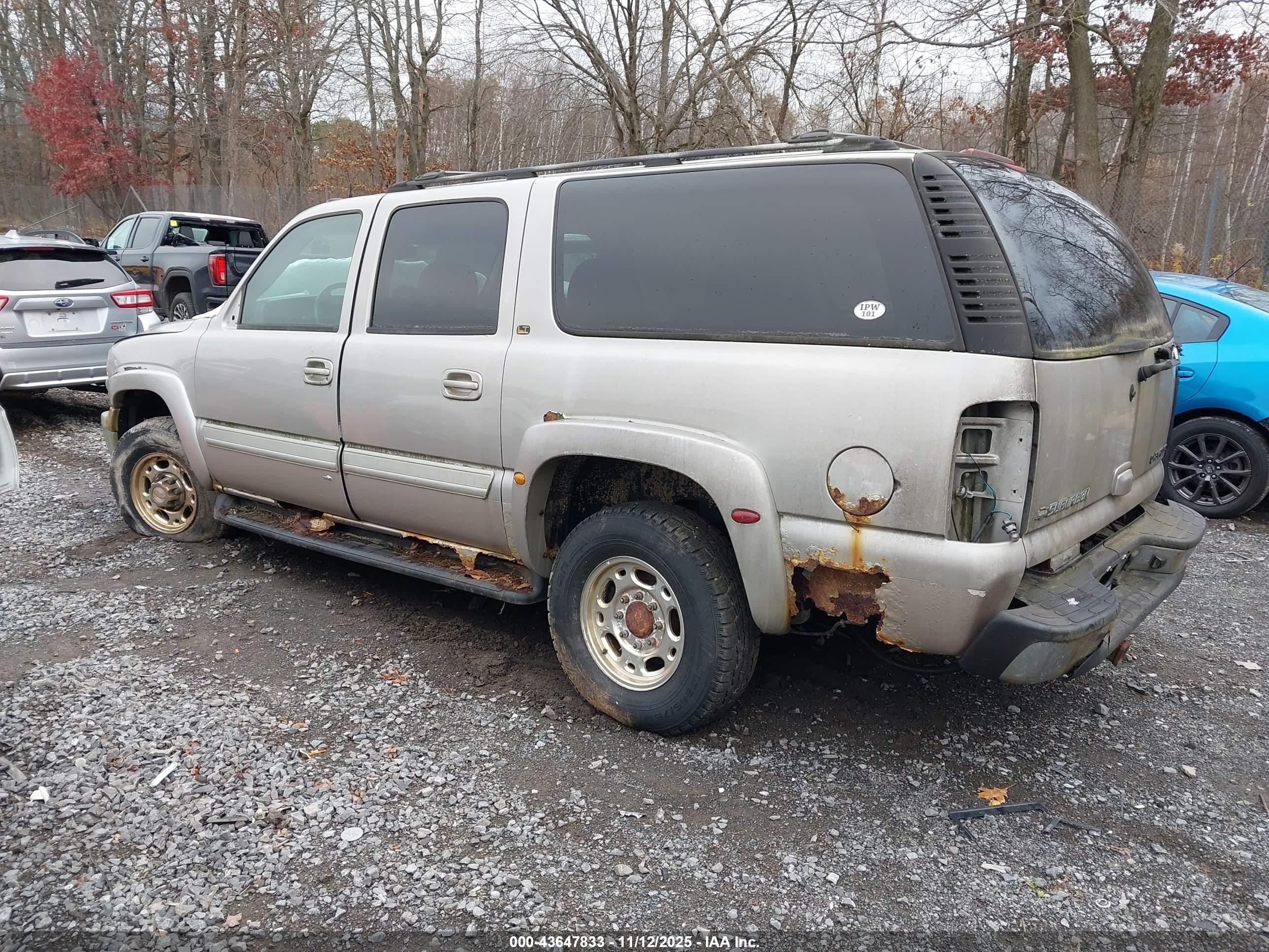 2005 Chevrolet Suburban 2500 Lt Серебряный vin: 1GNGK26UX5R124706