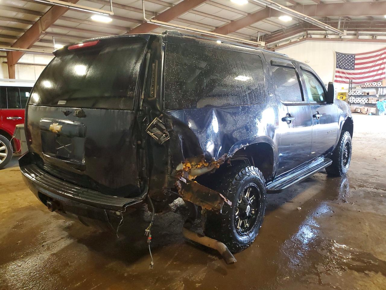2009 Chevrolet Suburban K2500 Ls Blue vin: 1GNGK46K19R150997