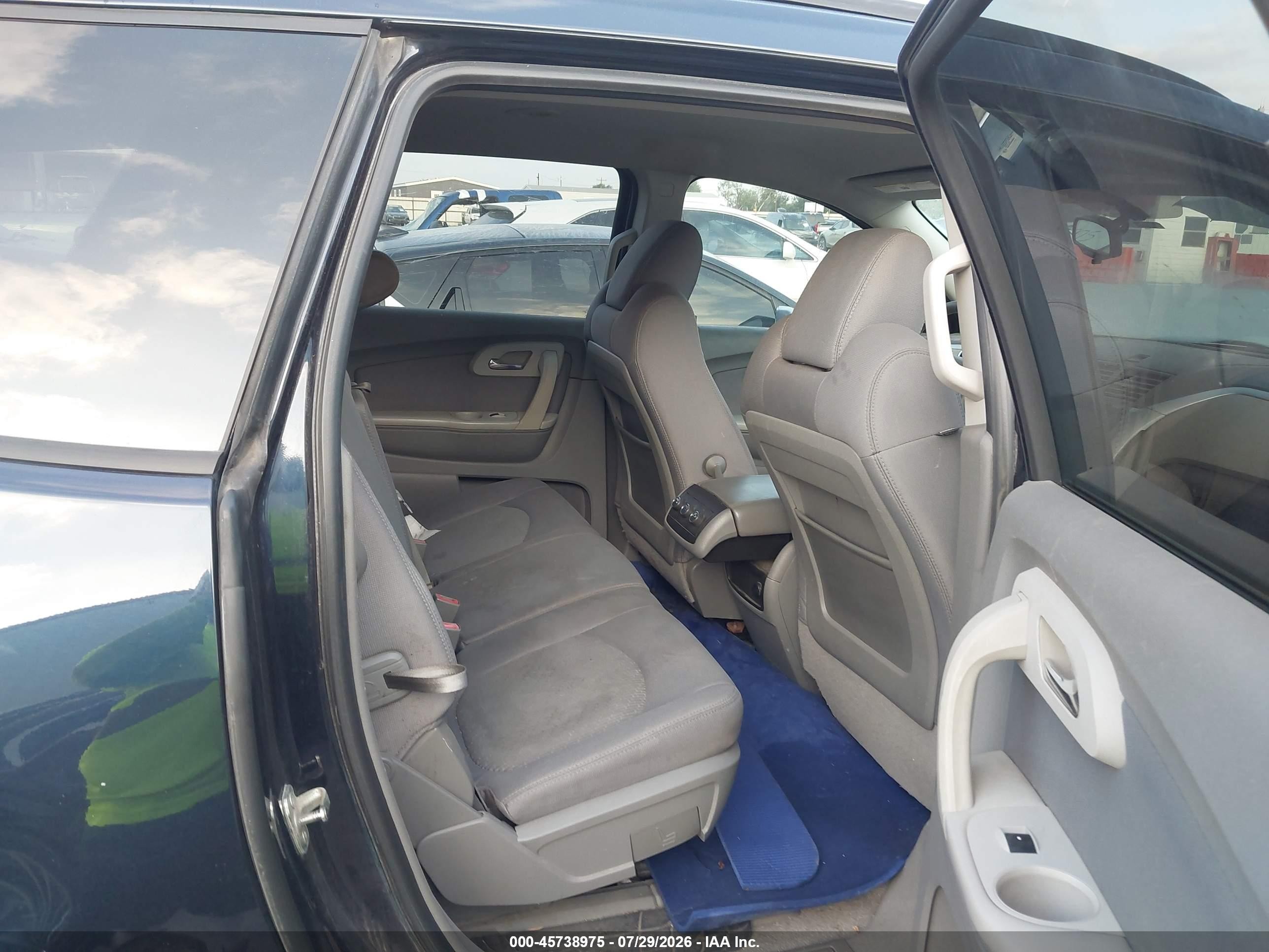 2012 Chevrolet Traverse Ls Blue vin: 1GNKREED3CJ336965