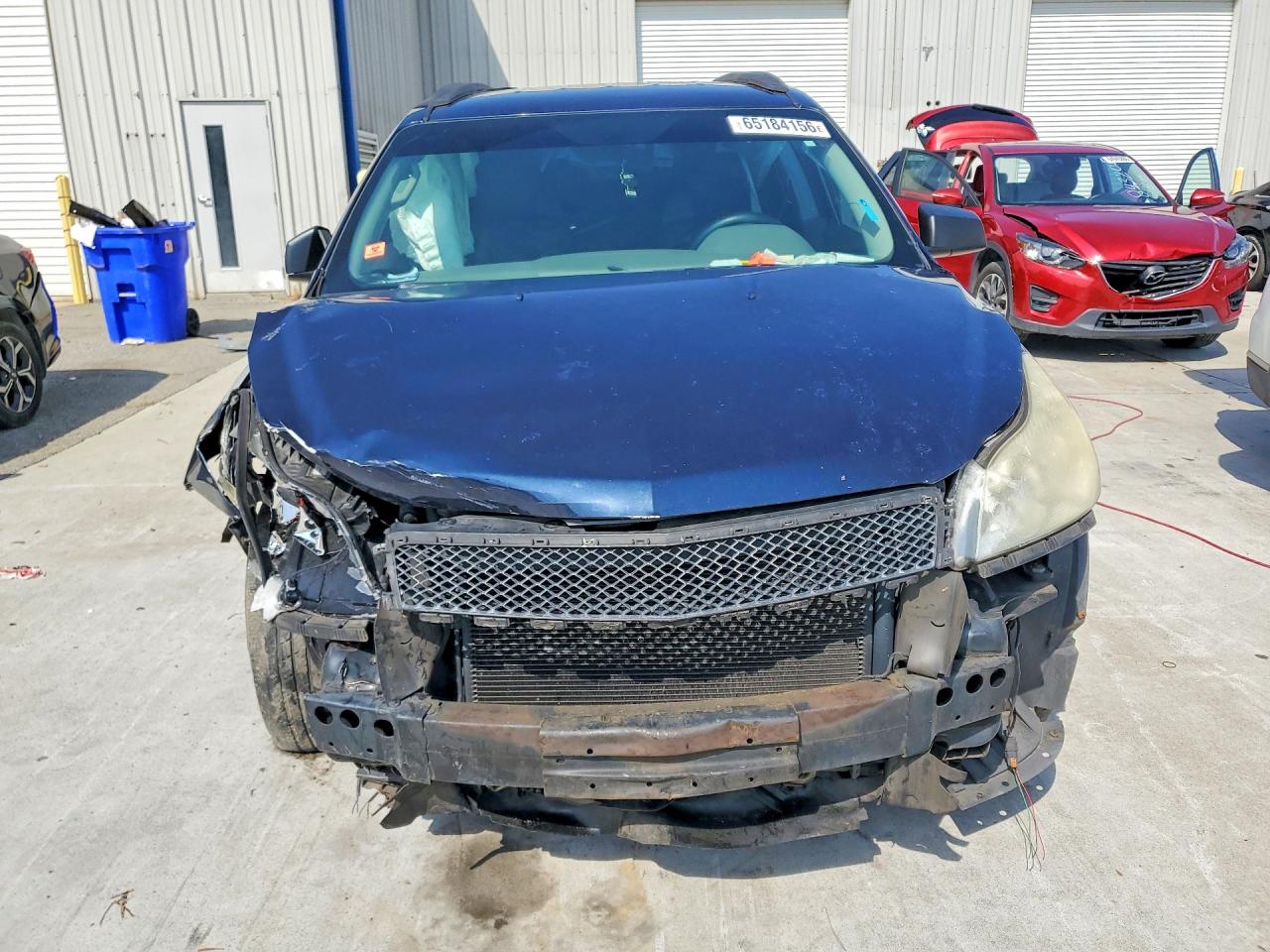 2011 Chevrolet Traverse Ls Blue vin: 1GNKREED6BJ207598