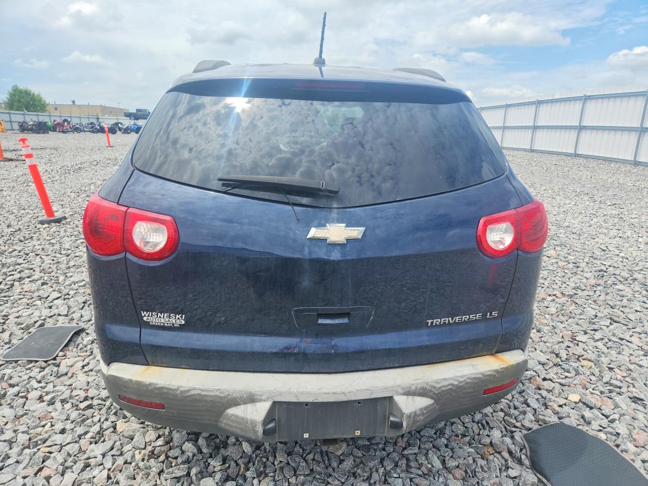 2012 Chevrolet Traverse Ls Синий vin: 1GNKREED9CJ203210