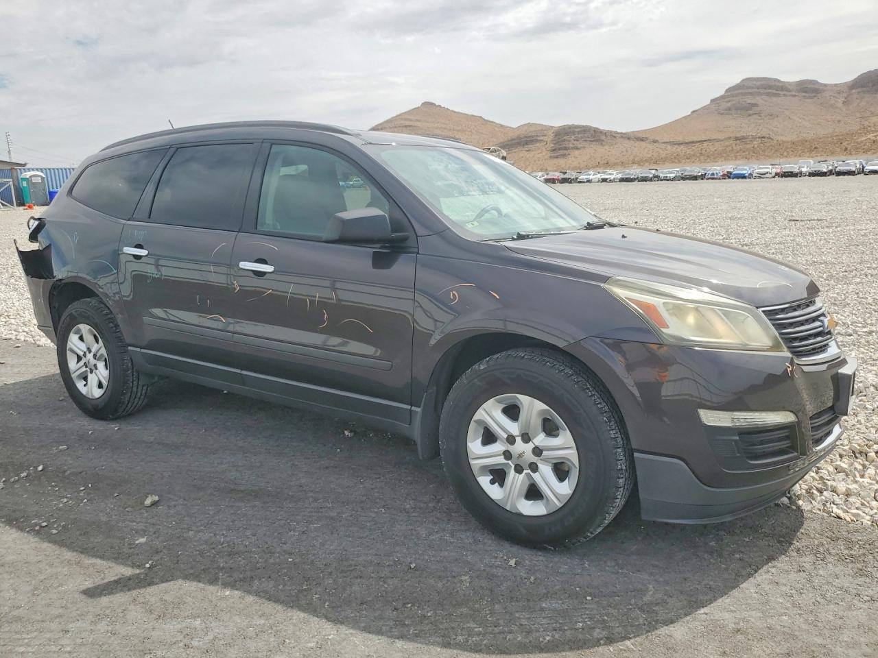 2015 Chevrolet Traverse Ls Gray vin: 1GNKRFED1FJ161075