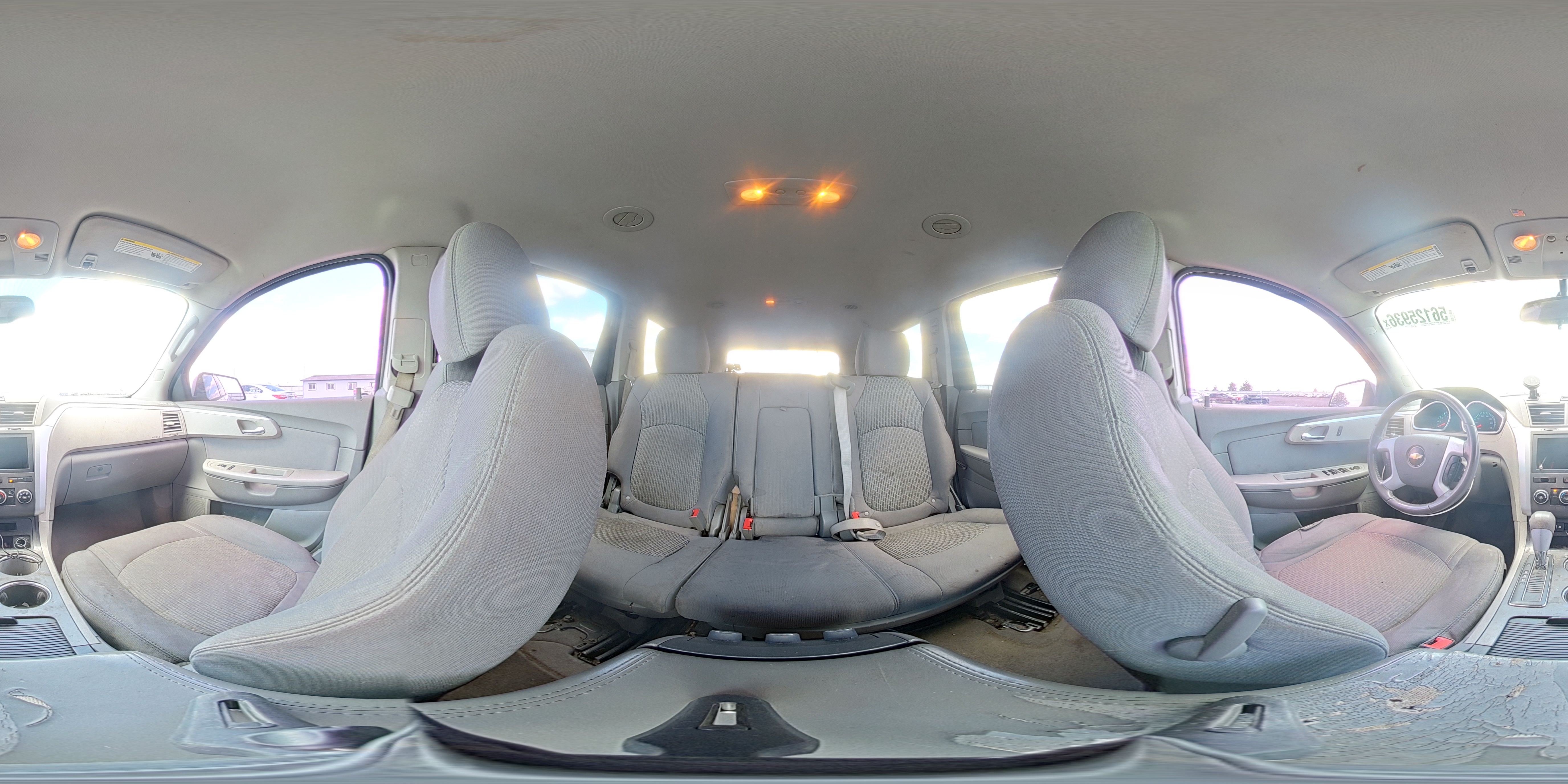 2012 Chevrolet Traverse Ls Silver vin: 1GNKRFED2CJ147035