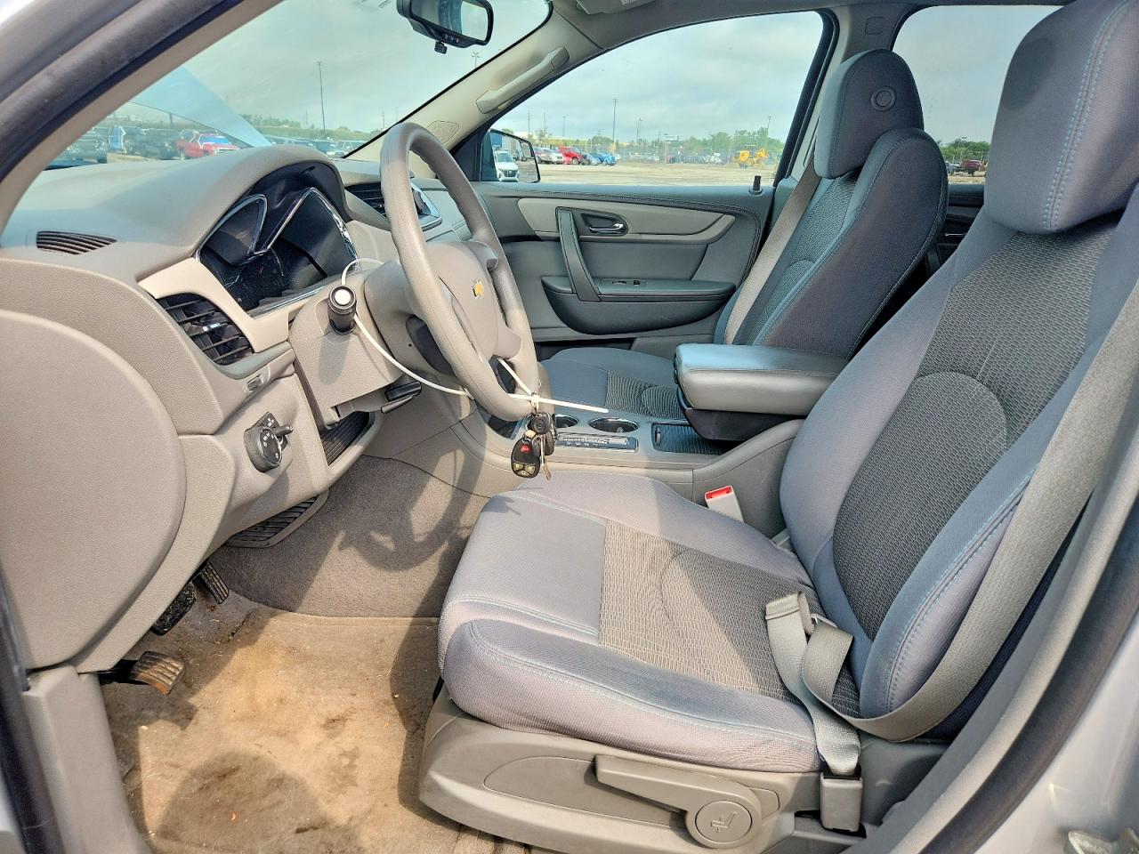 2014 Chevrolet Traverse Ls Silver vin: 1GNKRFED2EJ248367