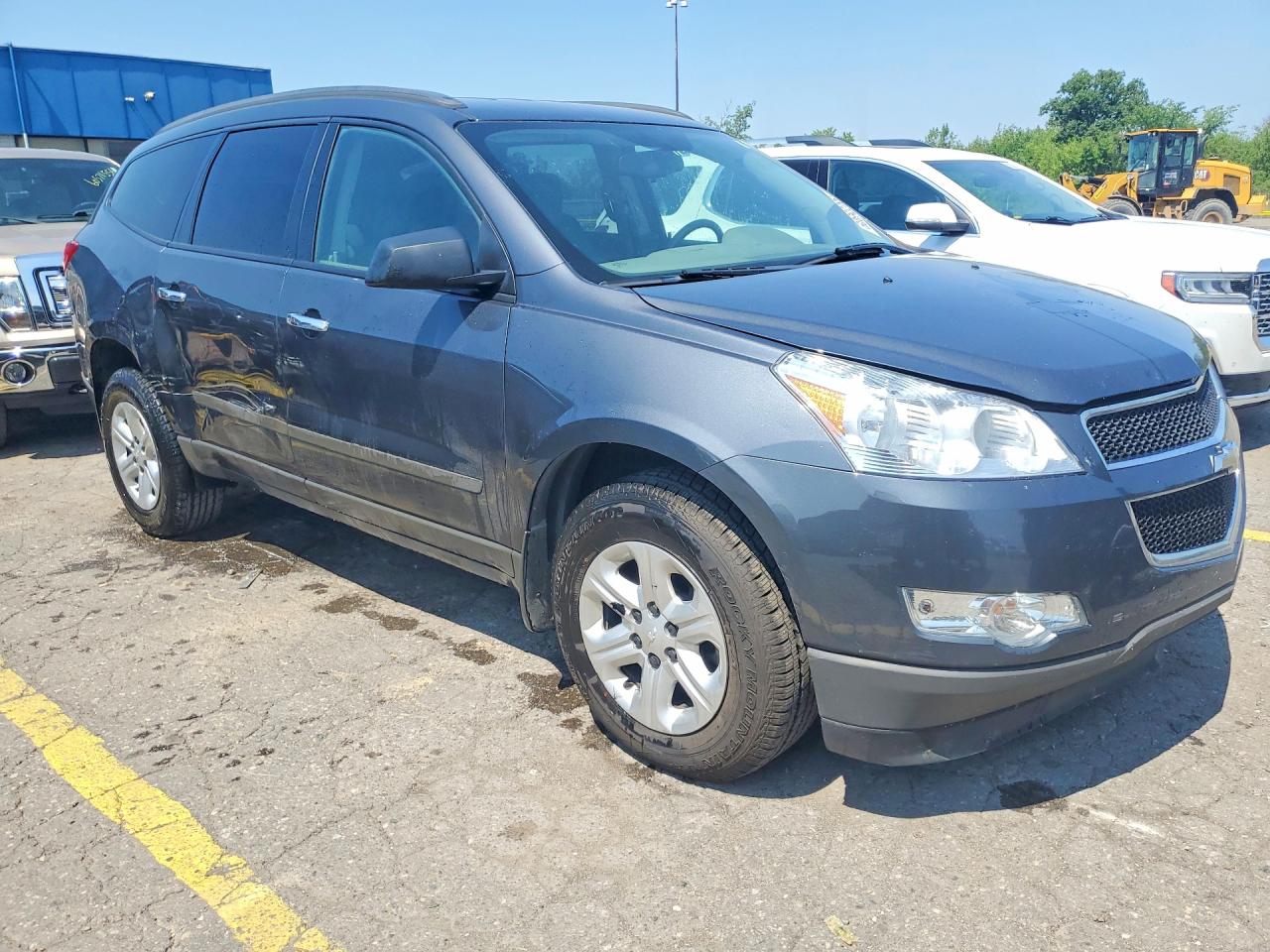 2012 Chevrolet Traverse Ls Серый vin: 1GNKRFED5CJ415656