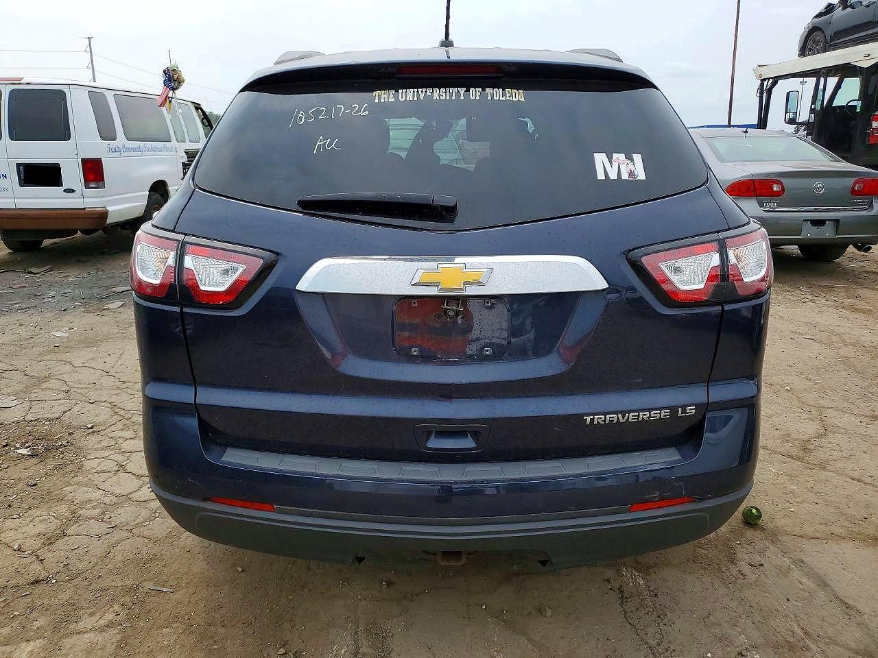 2015 Chevrolet Traverse Ls Blue vin: 1GNKRFED5FJ351784