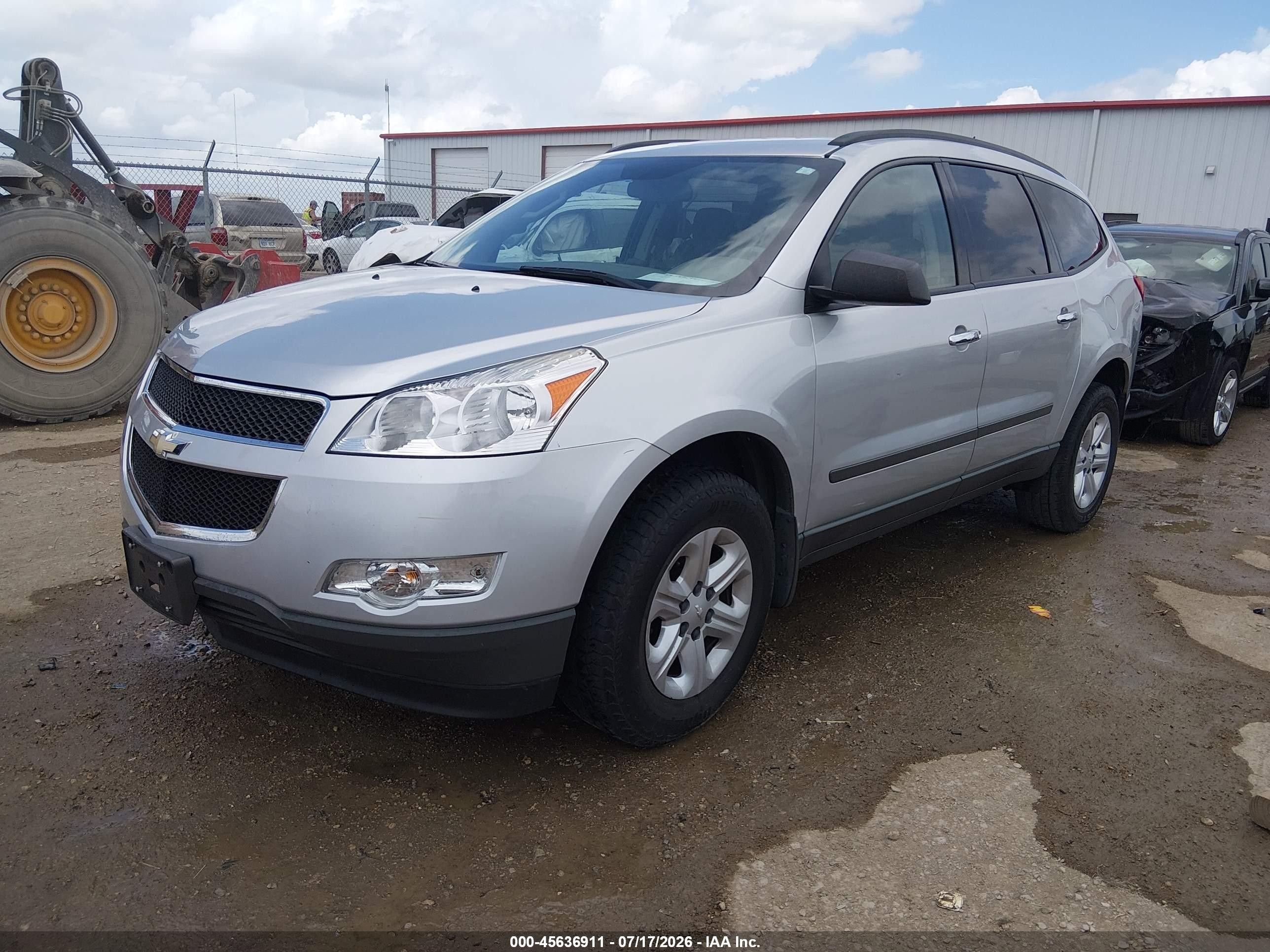 2012 Chevrolet Traverse Ls Gray vin: 1GNKRFED8CJ274730