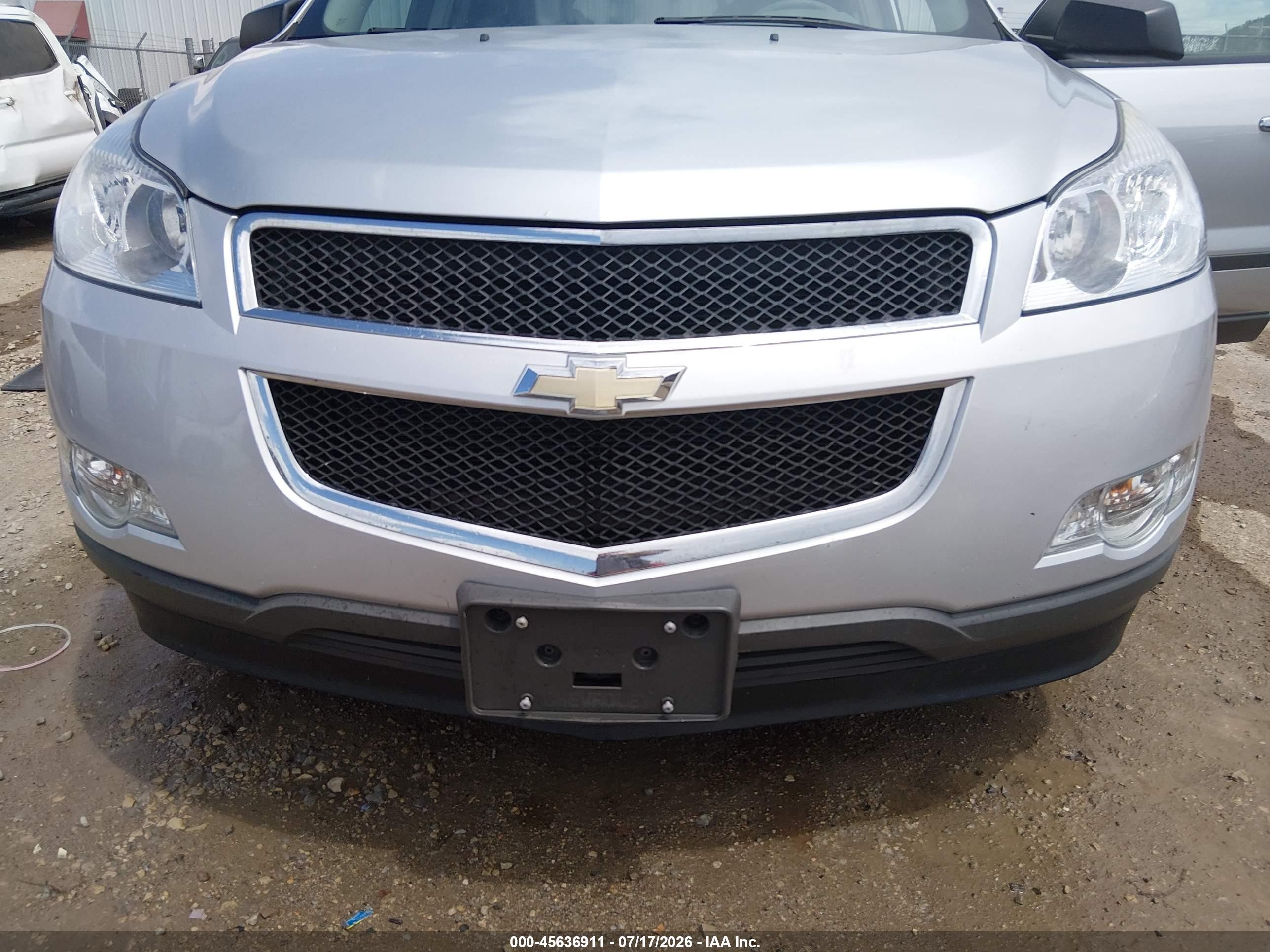2012 Chevrolet Traverse Ls Gray vin: 1GNKRFED8CJ274730