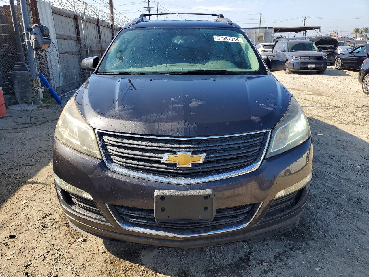 2015 Chevrolet Traverse Ls Charcoal vin: 1GNKRFED8FJ133824