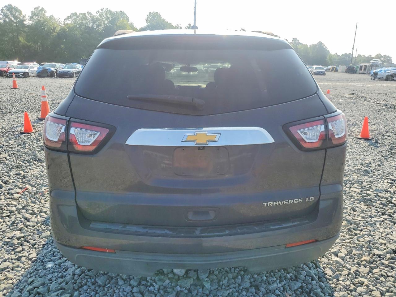 2013 Chevrolet Traverse Ls Gray vin: 1GNKRFED9DJ217860