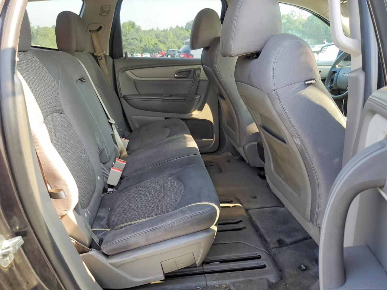 2013 Chevrolet Traverse Ls Gray vin: 1GNKRFED9DJ217860
