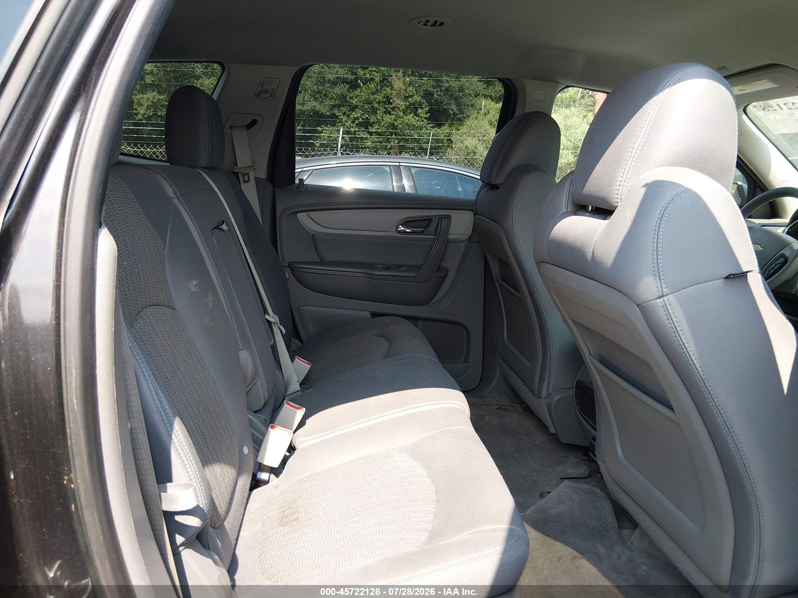 2015 Chevrolet Traverse Ls Dark Brown vin: 1GNKRFED9FJ376591