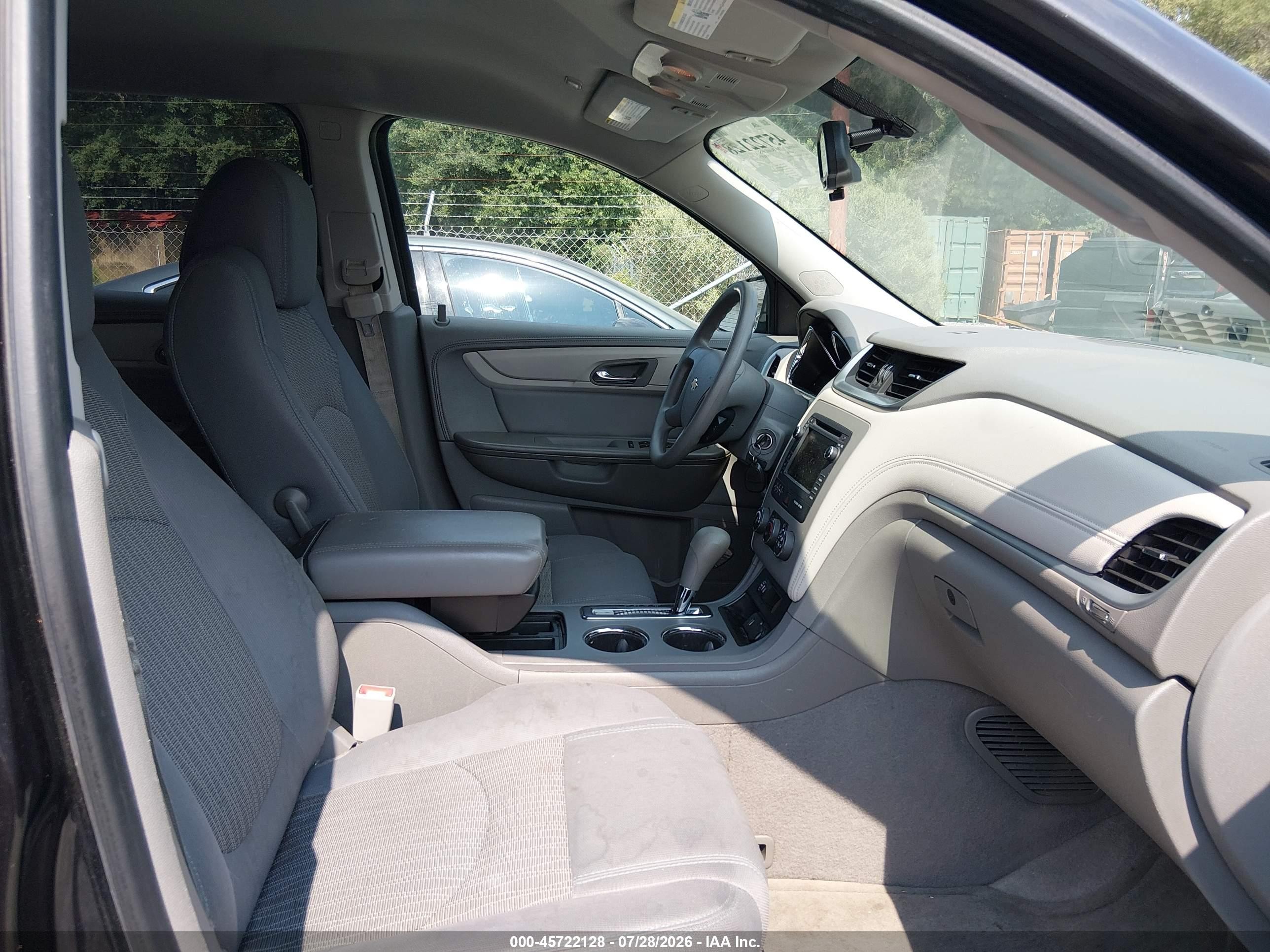 2015 Chevrolet Traverse Ls Dark Brown vin: 1GNKRFED9FJ376591