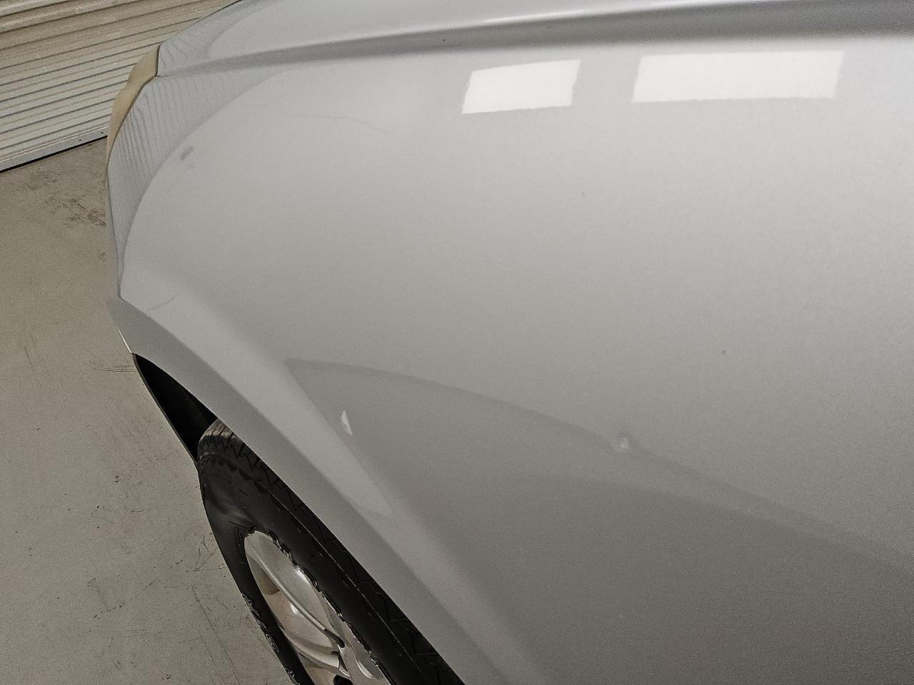2015 Chevrolet Traverse Ls Silver vin: 1GNKRFEDXFJ344703 Damage: Left Front Fender, Dent(S) W/ Paint Dmg, 1 To 2 Inches