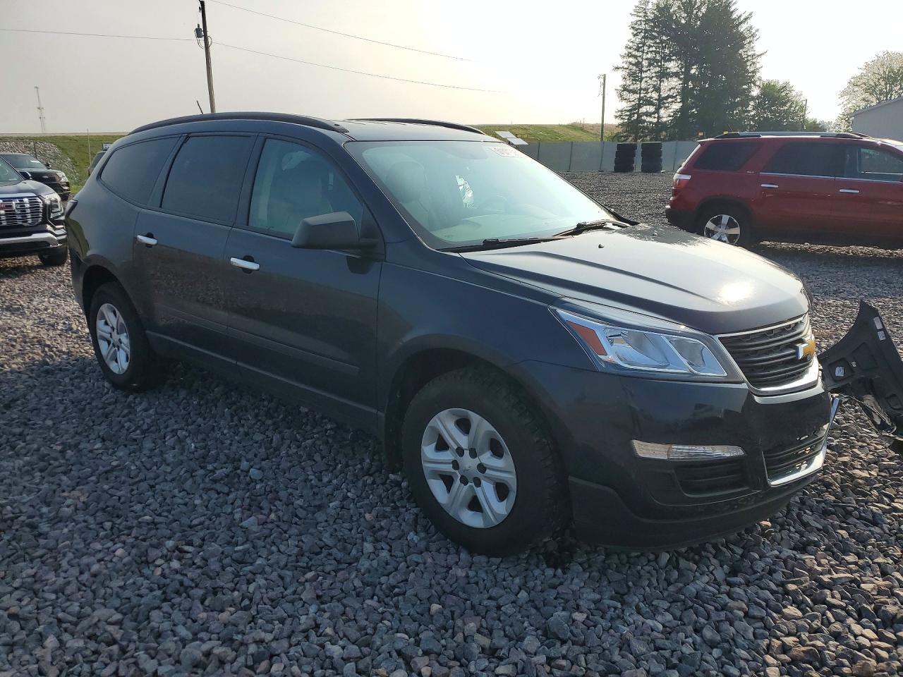 2015 Chevrolet Traverse Ls Blue vin: 1GNKRFKD1FJ213633
