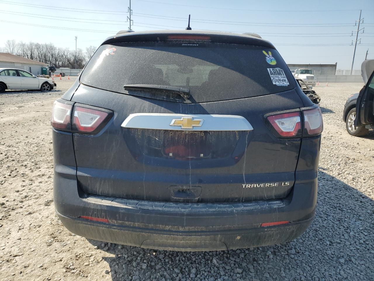 2015 Chevrolet Traverse Ls Синий vin: 1GNKRFKD1FJ313831