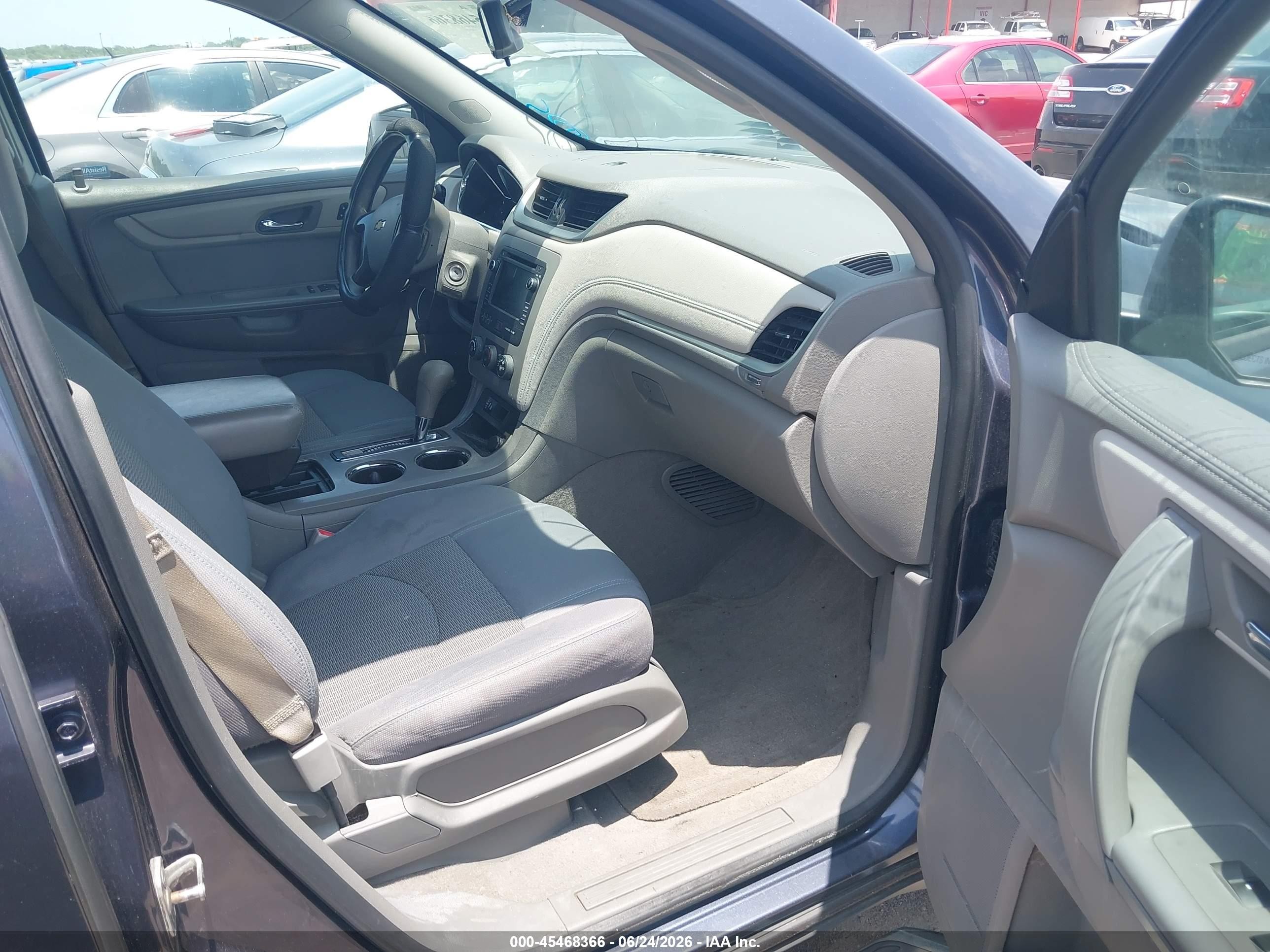 2013 Chevrolet Traverse Ls Blue vin: 1GNKRFKD2DJ223794