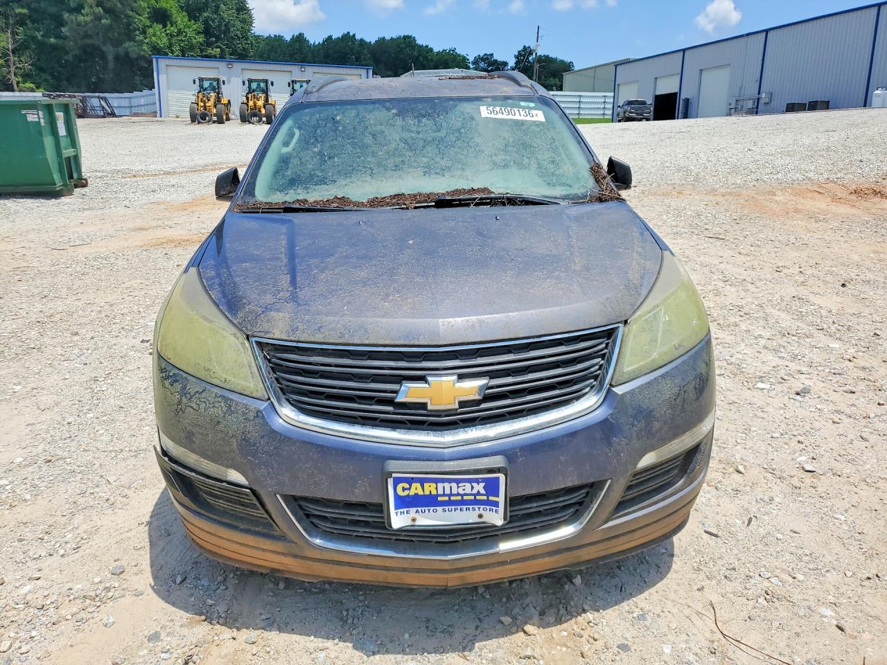 2014 Chevrolet Traverse Ls Синий vin: 1GNKRFKD2EJ234098