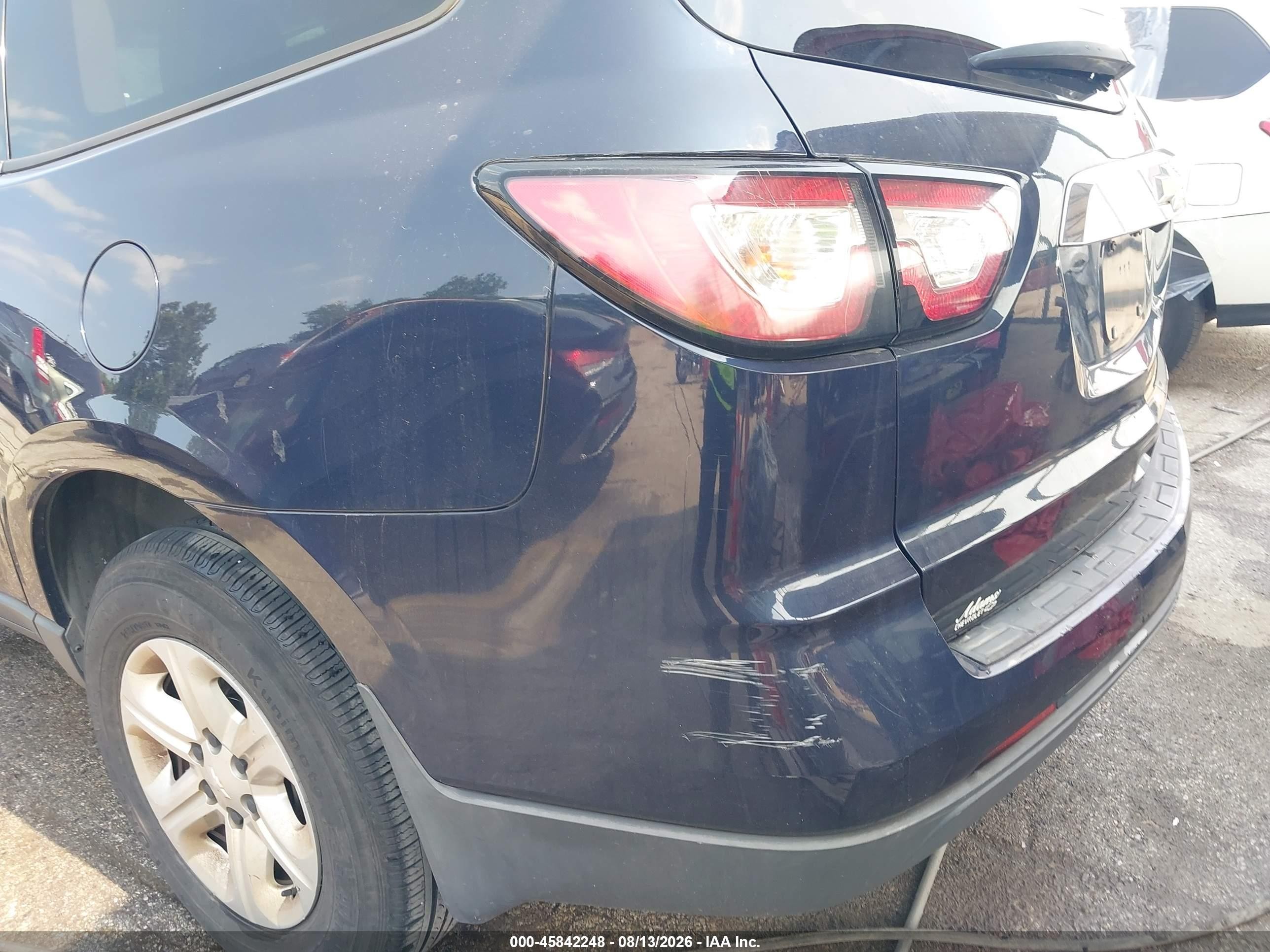 2015 Chevrolet Traverse Ls Dark Blue vin: 1GNKRFKD2FJ185356