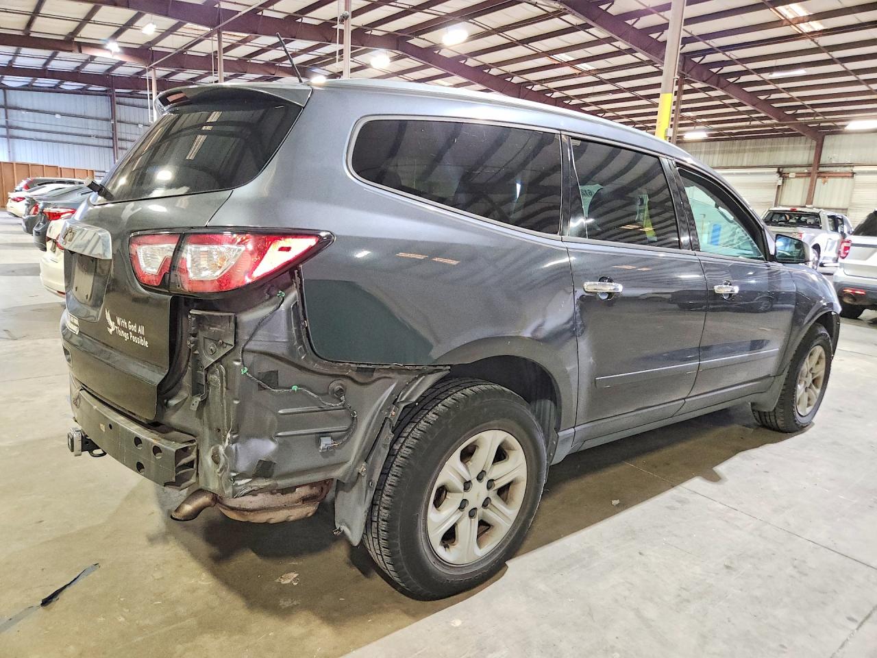 2014 Chevrolet Traverse Ls Gray vin: 1GNKRFKD4EJ246785