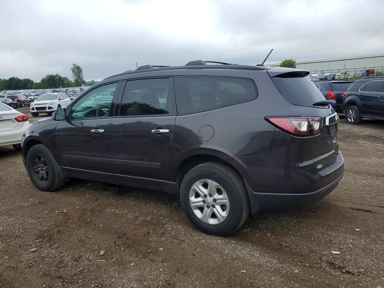 2014 Chevrolet Traverse Ls Black vin: 1GNKRFKD5EJ104591