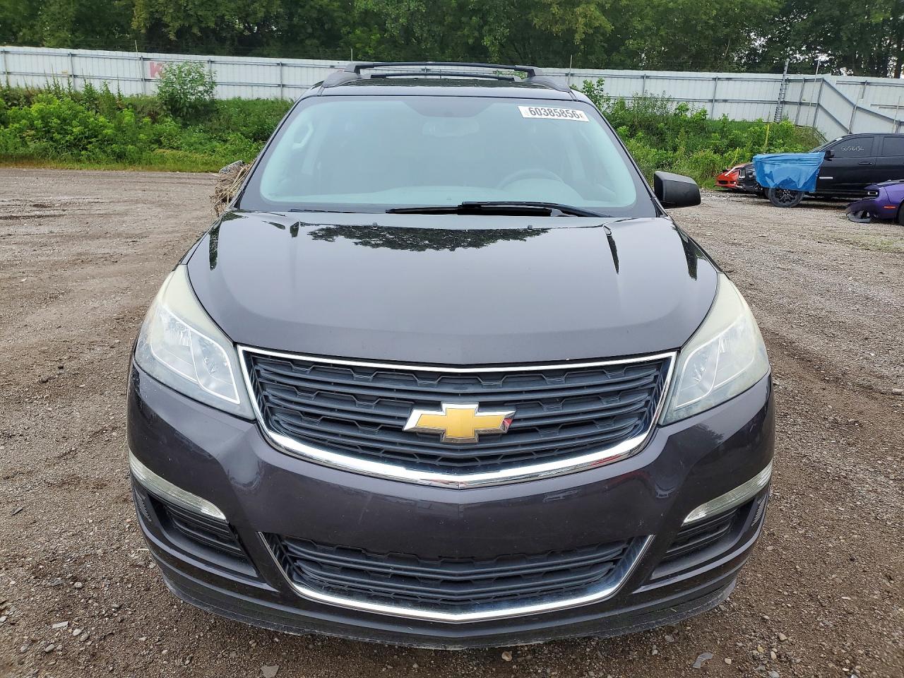 2014 Chevrolet Traverse Ls Black vin: 1GNKRFKD5EJ104591