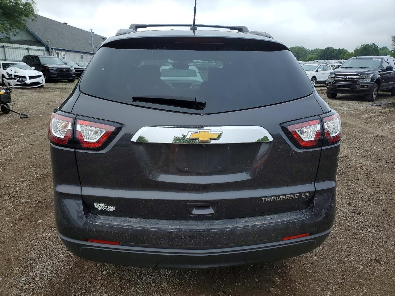 2014 Chevrolet Traverse Ls Black vin: 1GNKRFKD5EJ104591