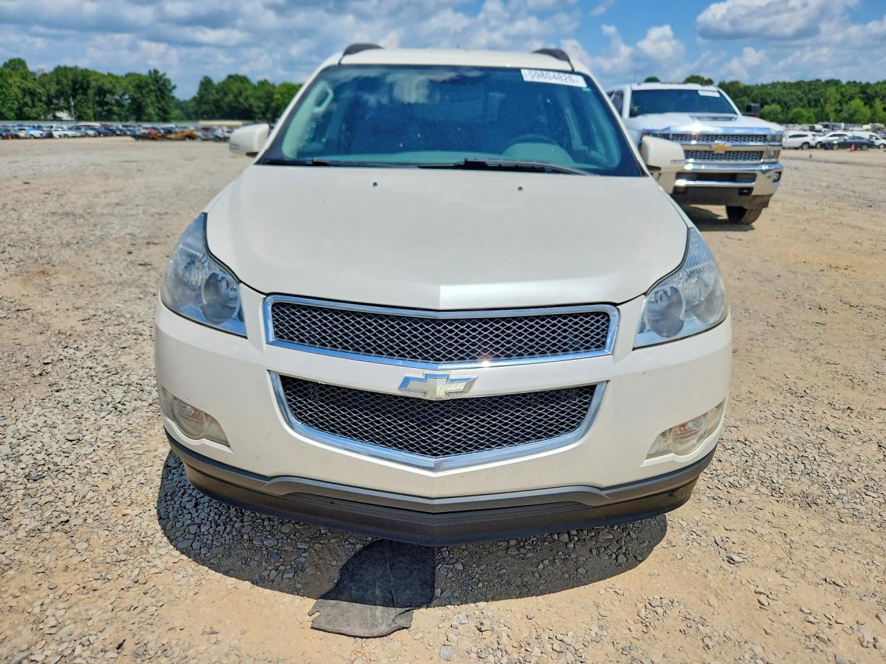 2011 Chevrolet Traverse Lt White vin: 1GNKRGED0BJ258641