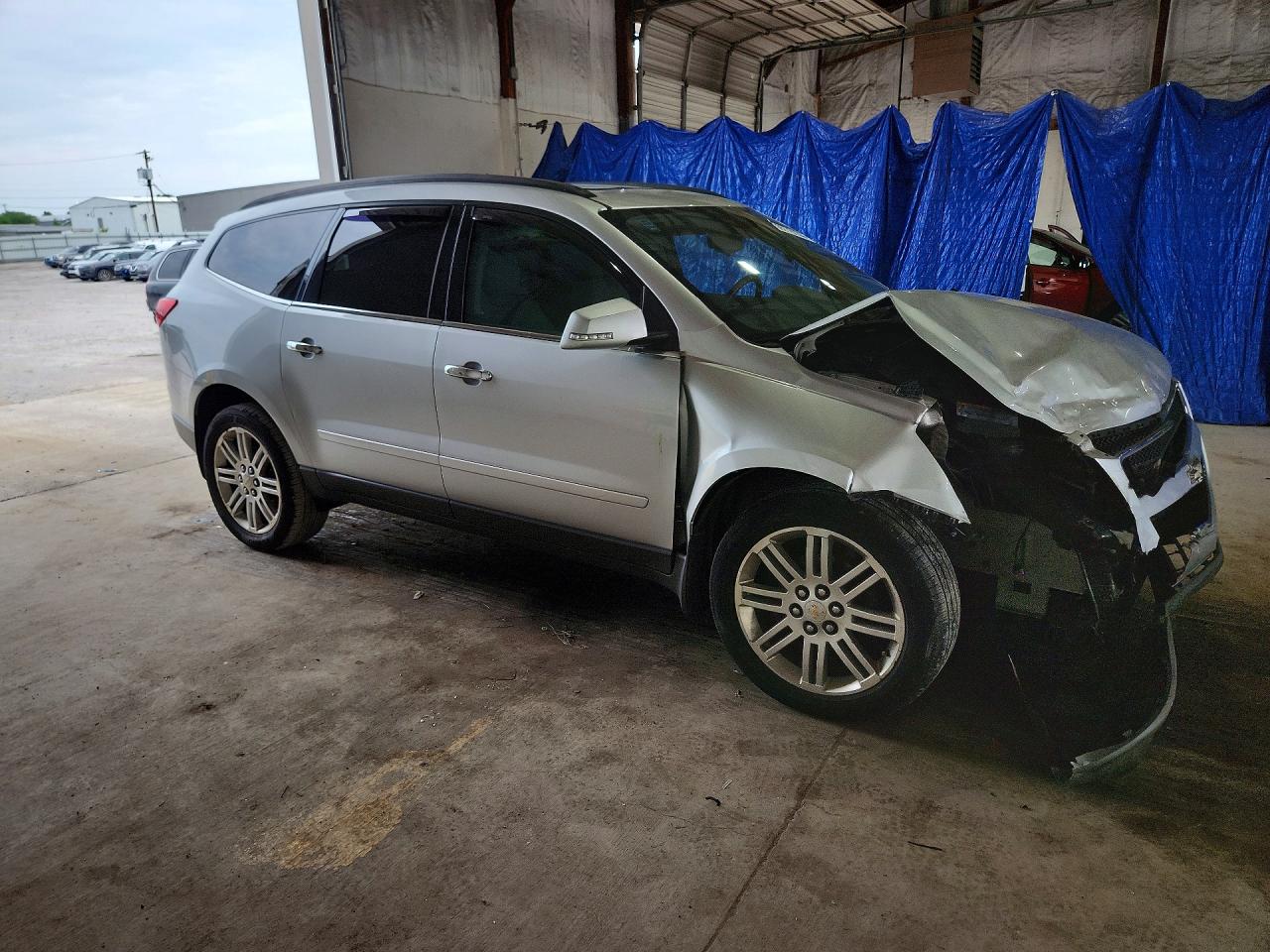 2012 Chevrolet Traverse Lt Silver vin: 1GNKRGED0CJ154801