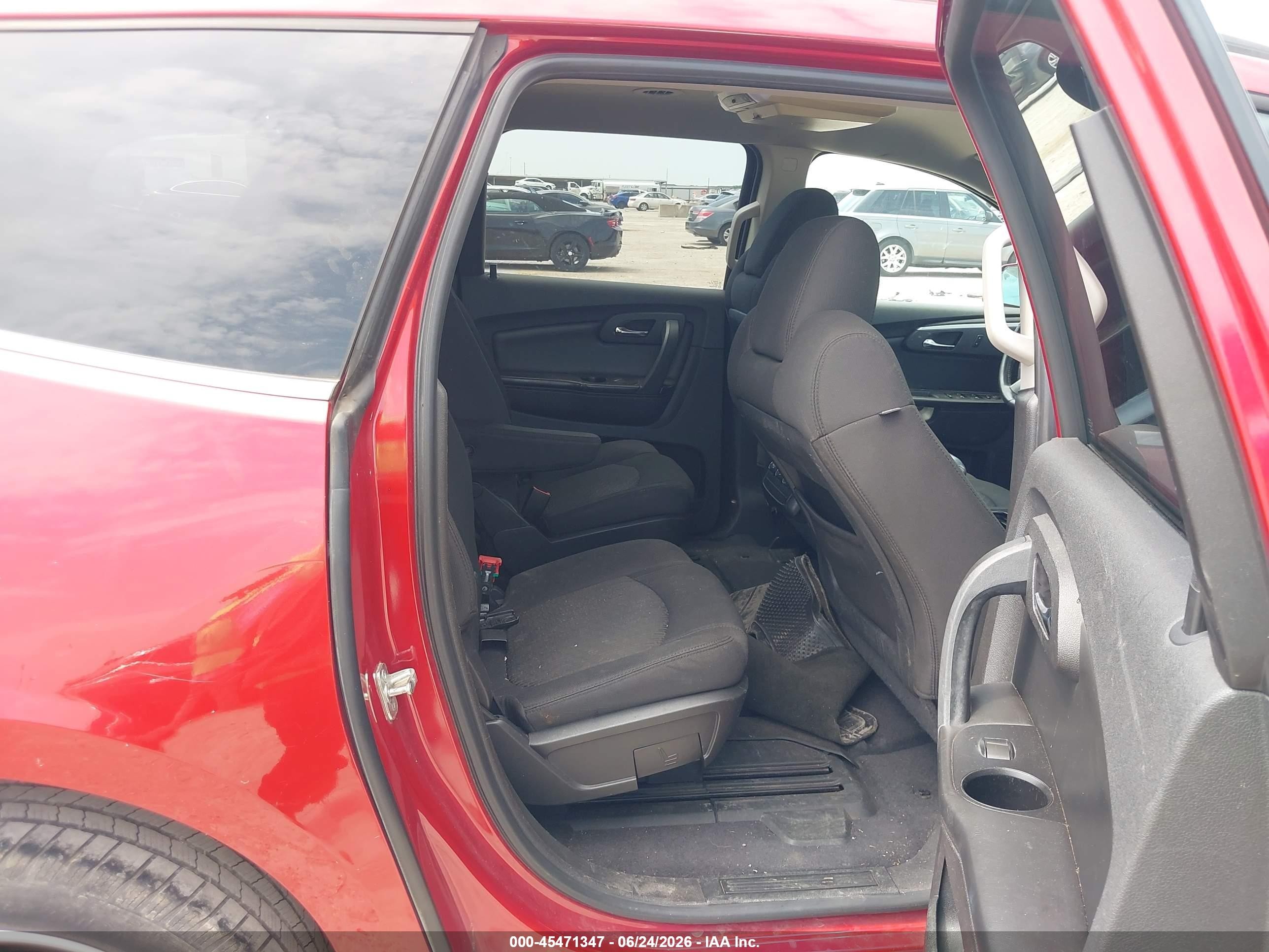 2012 Chevrolet Traverse Lt W/1lt Red vin: 1GNKRGED0CJ384595