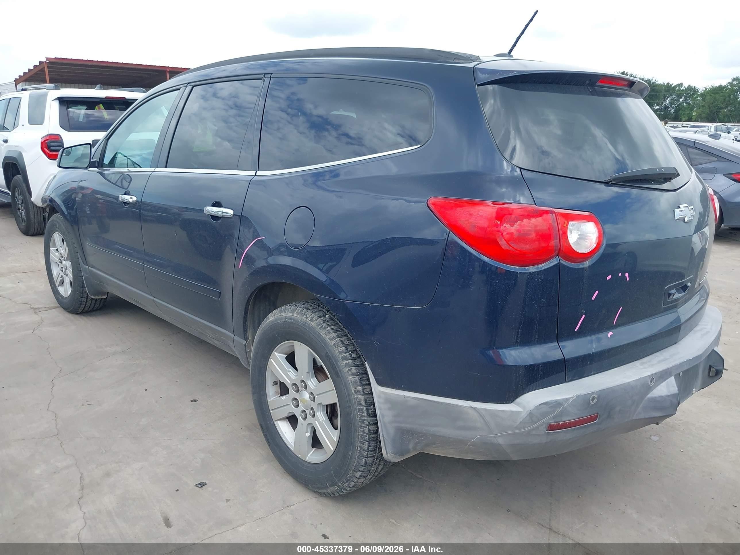 2011 Chevrolet Traverse 1lt Dark Blue vin: 1GNKRGED2BJ172523