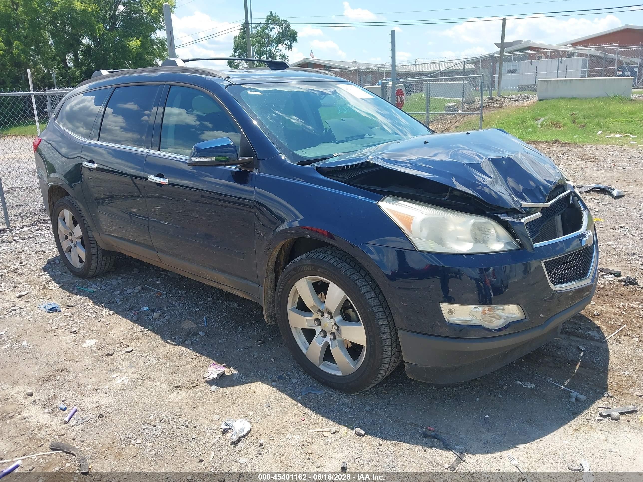2011 Chevrolet Traverse Lt W/1lt Blue vin: 1GNKRGED2BJ406935
