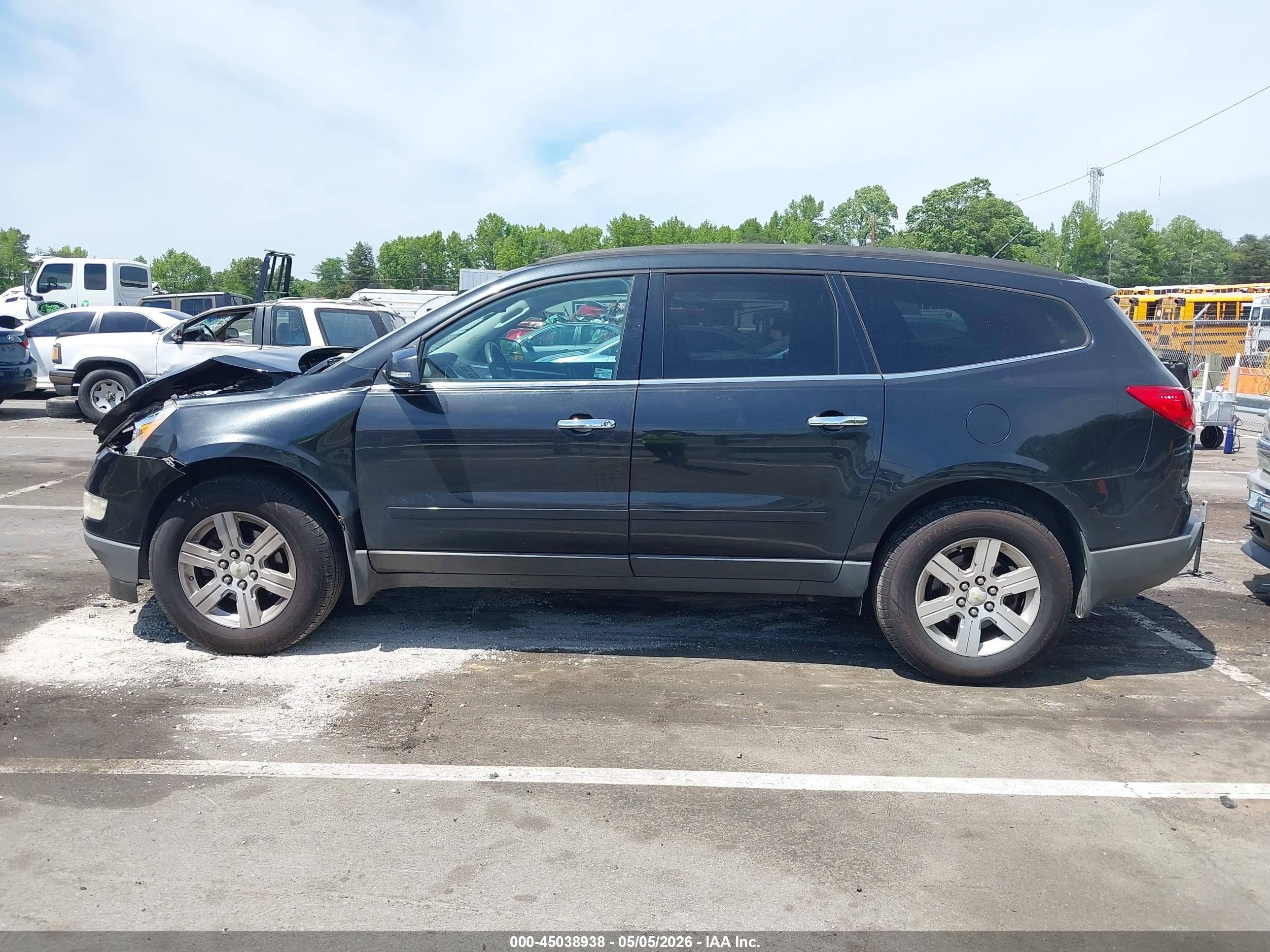 2012 Chevrolet Traverse 1lt Серый vin: 1GNKRGED2CJ254012
