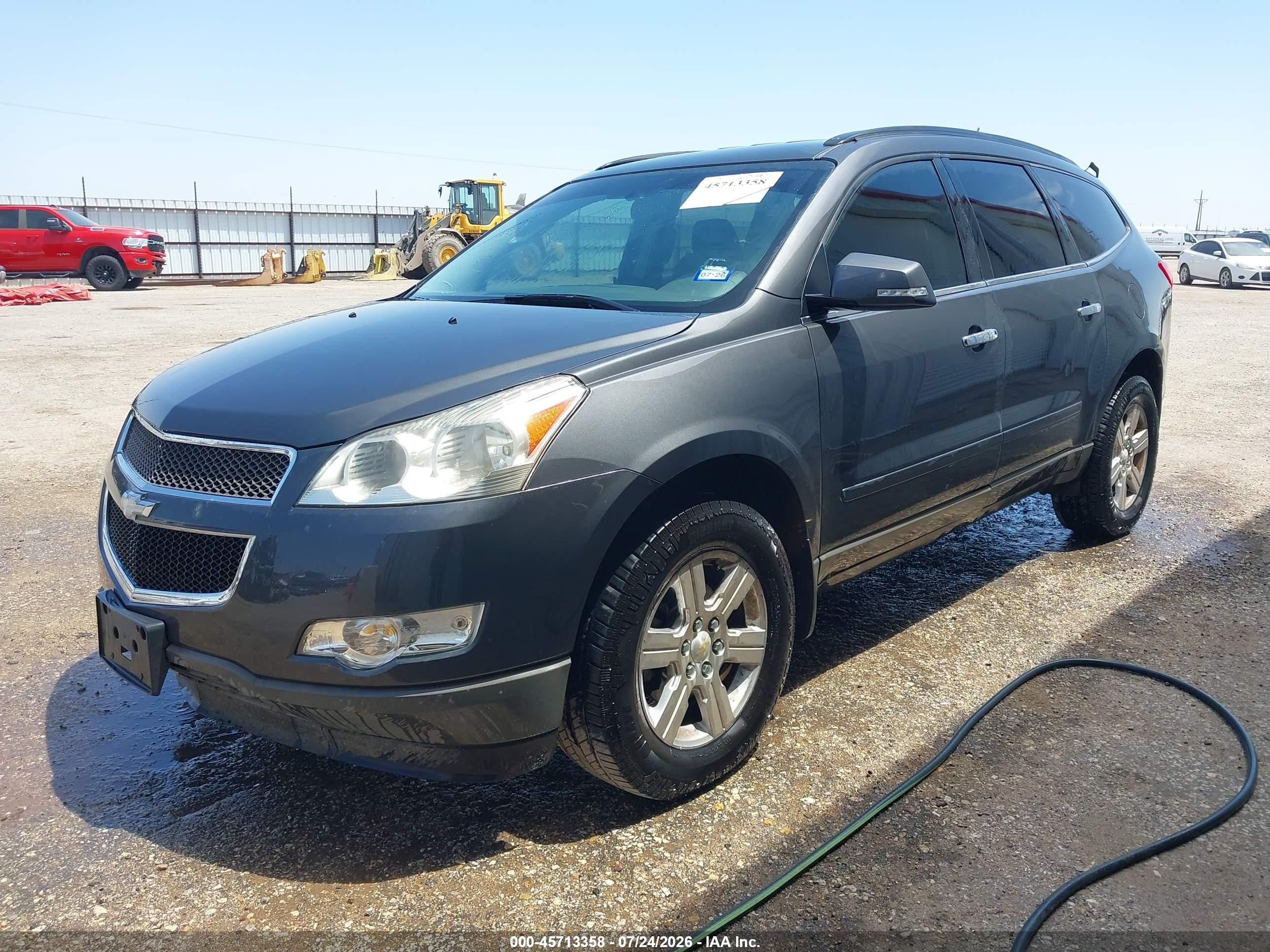 2012 Chevrolet Traverse 1lt Black vin: 1GNKRGED2CJ372089