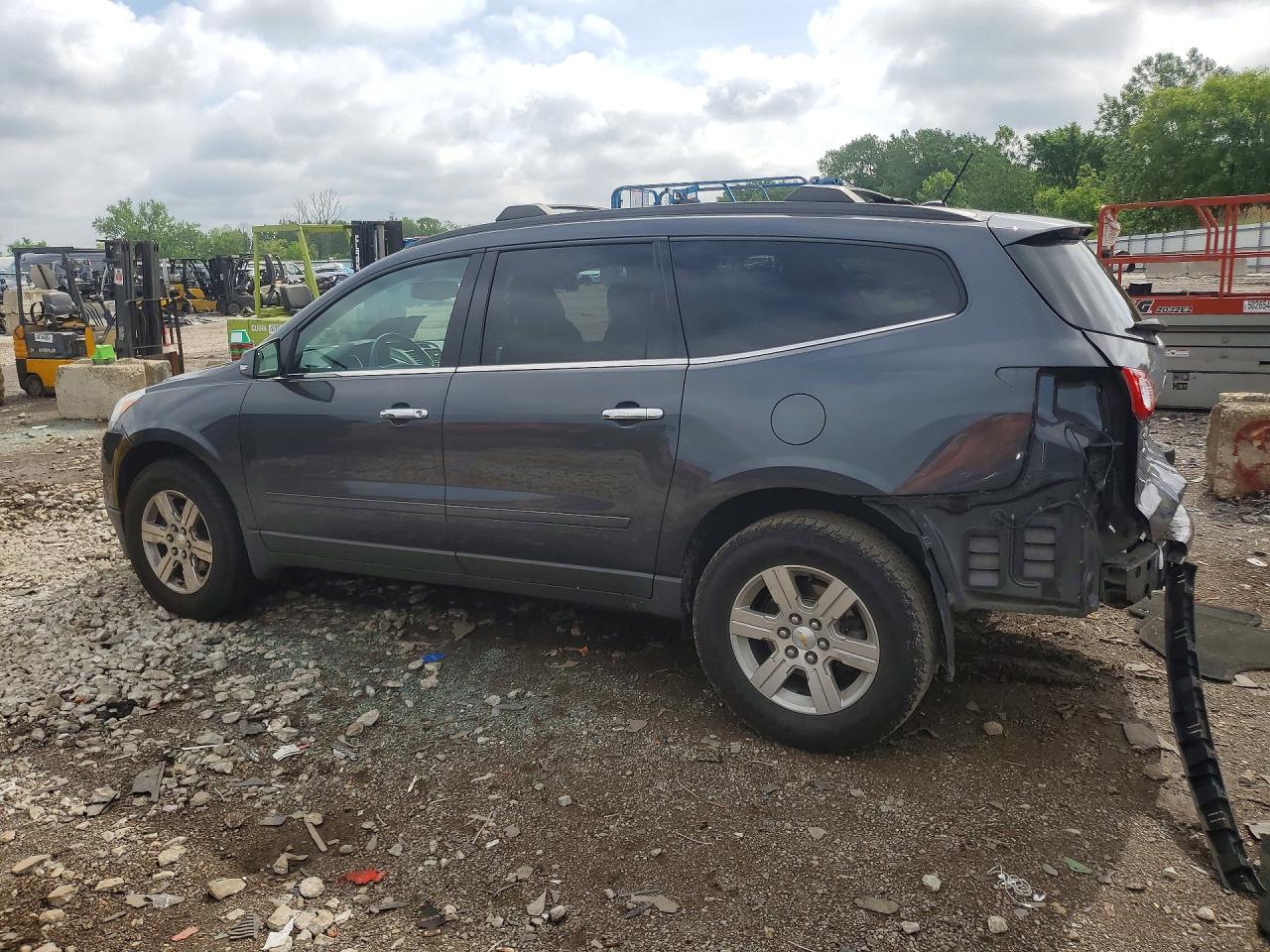 2012 Chevrolet Traverse Gray vin: 1GNKRGED3CJ388768