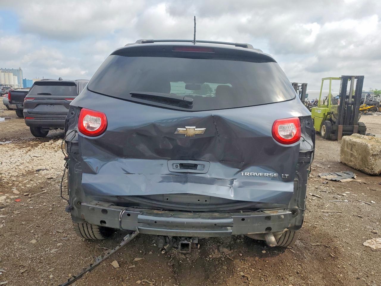 2012 Chevrolet Traverse Gray vin: 1GNKRGED3CJ388768