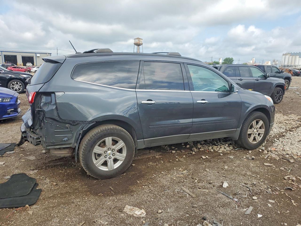 2012 Chevrolet Traverse Gray vin: 1GNKRGED3CJ388768
