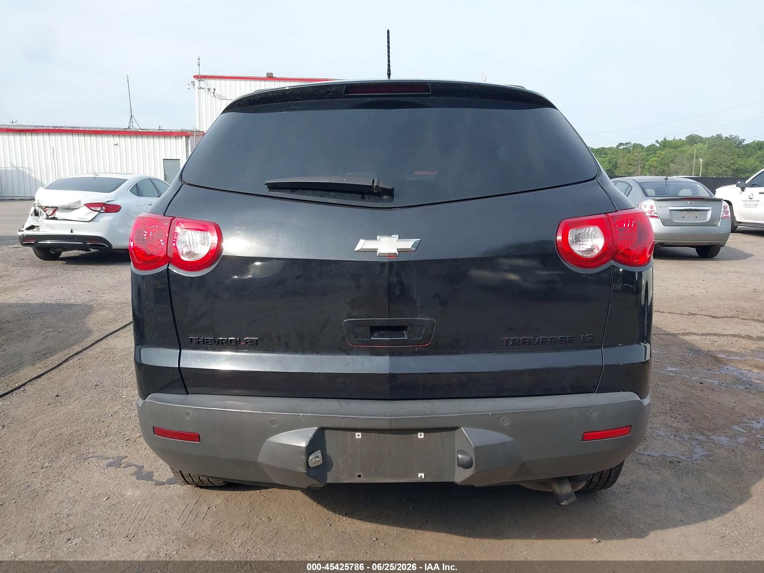 2011 Chevrolet Traverse Lt W/1lt Черный vin: 1GNKRGED4BJ394478