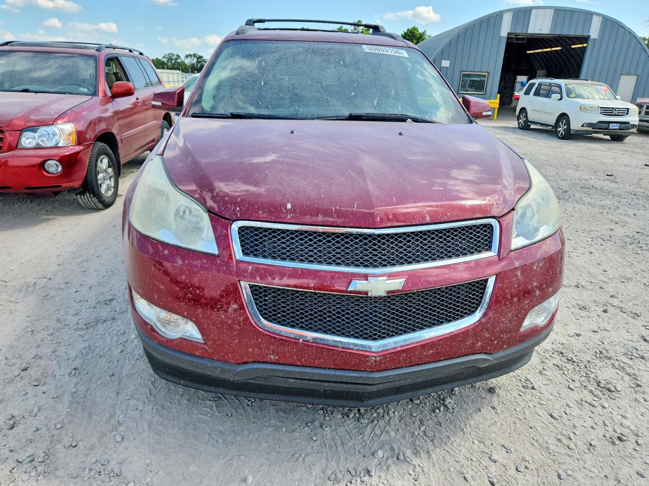 2011 Chevrolet Traverse Lt Red vin: 1GNKRGED5BJ181877