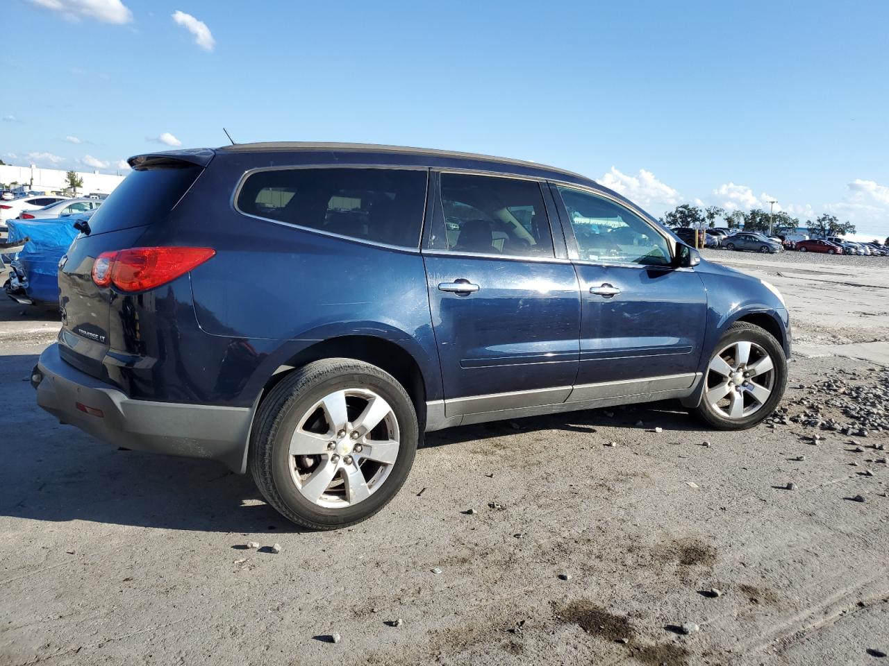 2011 Chevrolet Traverse Lt Синий vin: 1GNKRGED6BJ283785