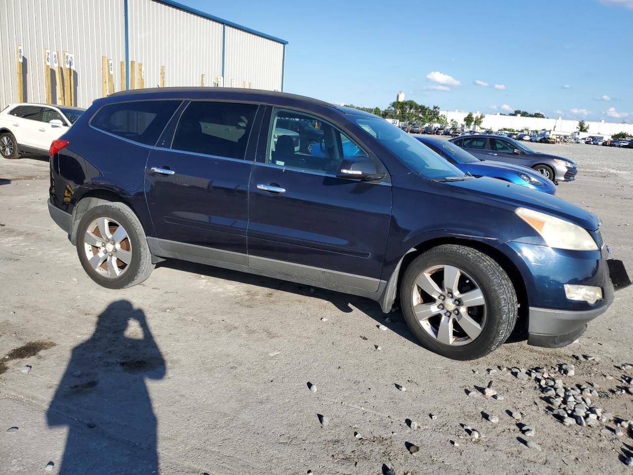 2011 Chevrolet Traverse Lt Синий vin: 1GNKRGED6BJ283785