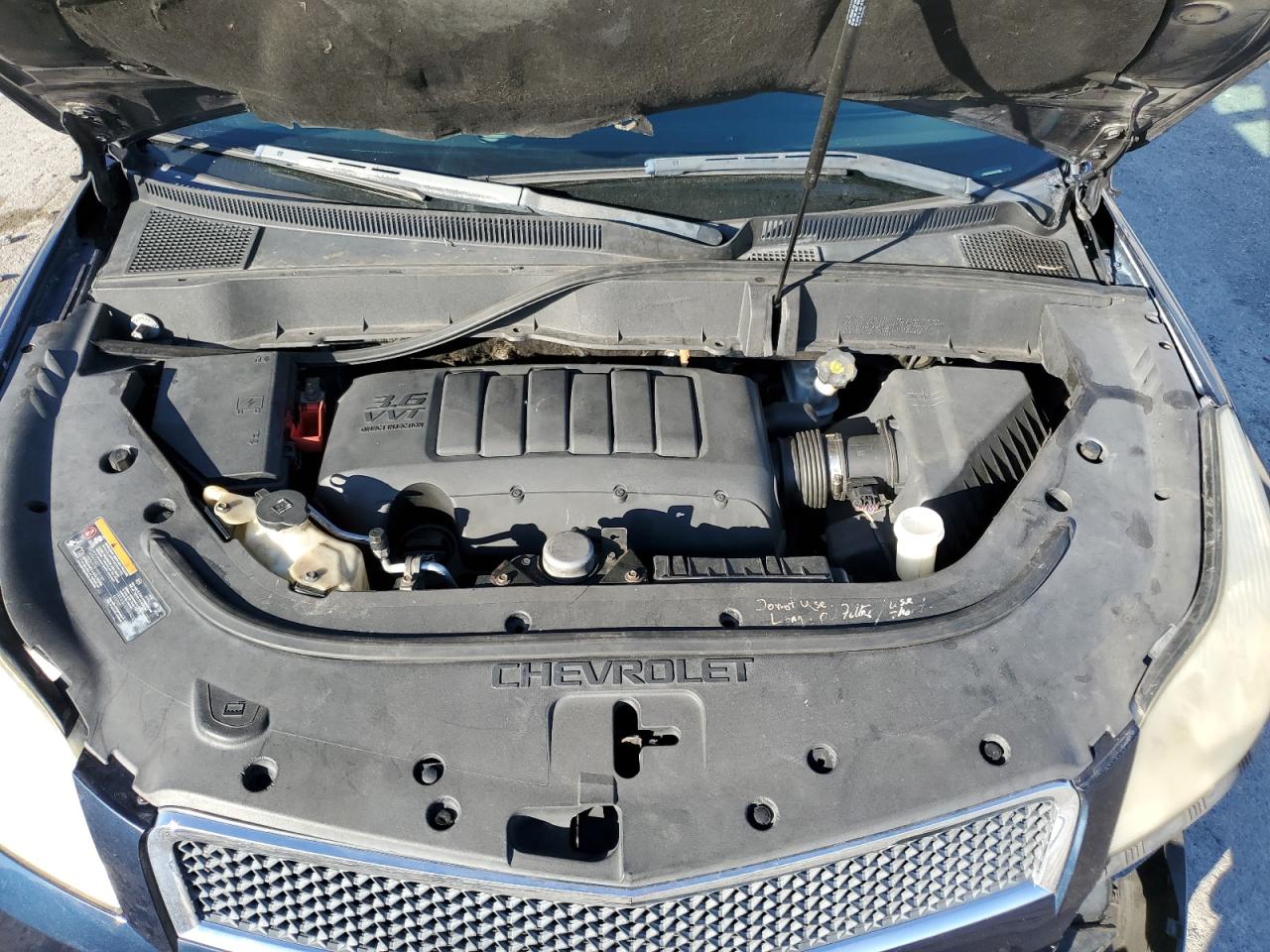 2011 Chevrolet Traverse Lt Синий vin: 1GNKRGED6BJ283785