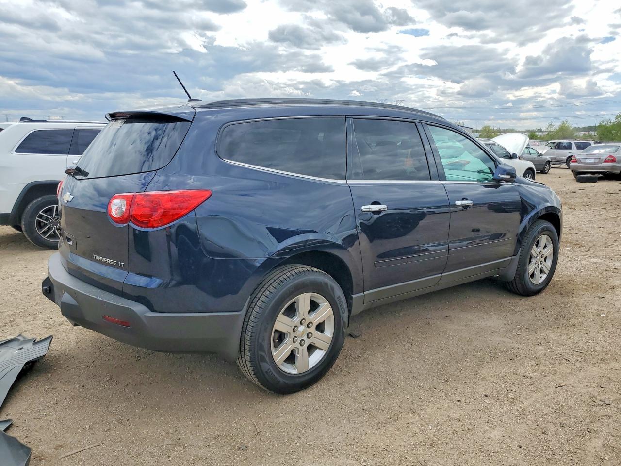 2012 Chevrolet Traverse Lt Синий vin: 1GNKRGED6CJ134651