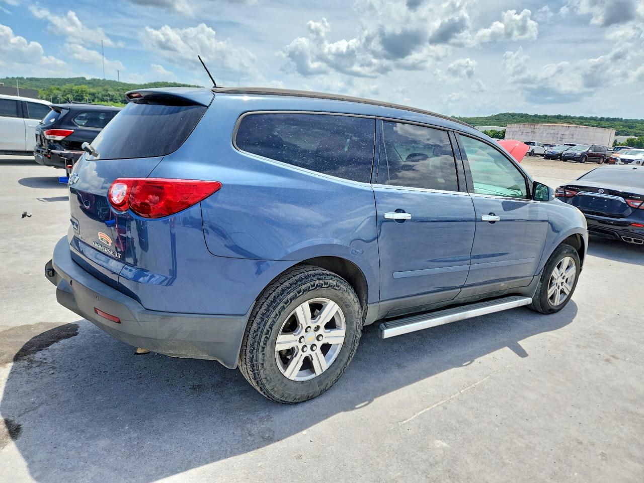 2012 Chevrolet Traverse Lt Blue vin: 1GNKRGED6CJ313918