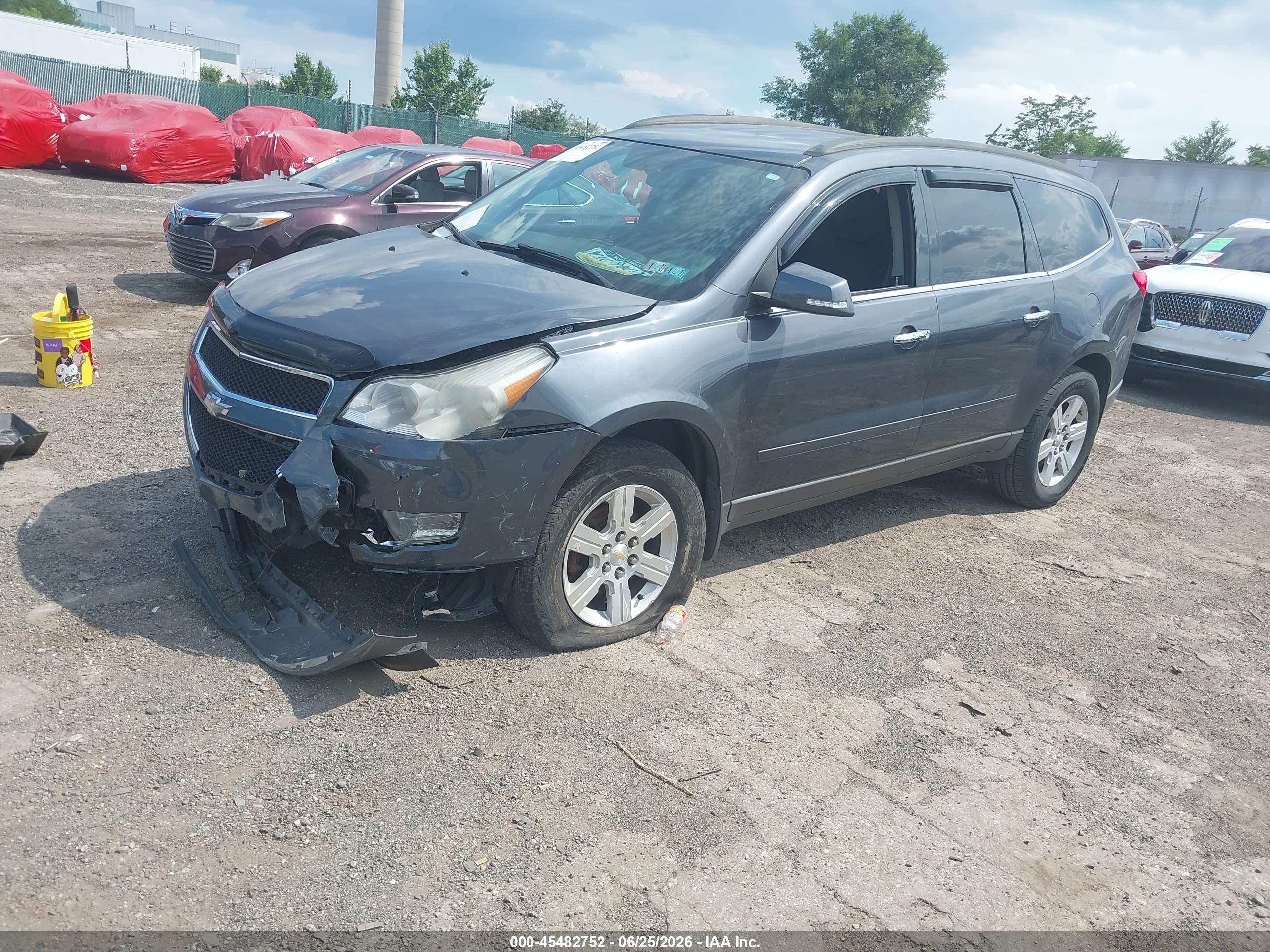 2012 Chevrolet Traverse Lt W/1lt Черный vin: 1GNKRGED6CJ333828
