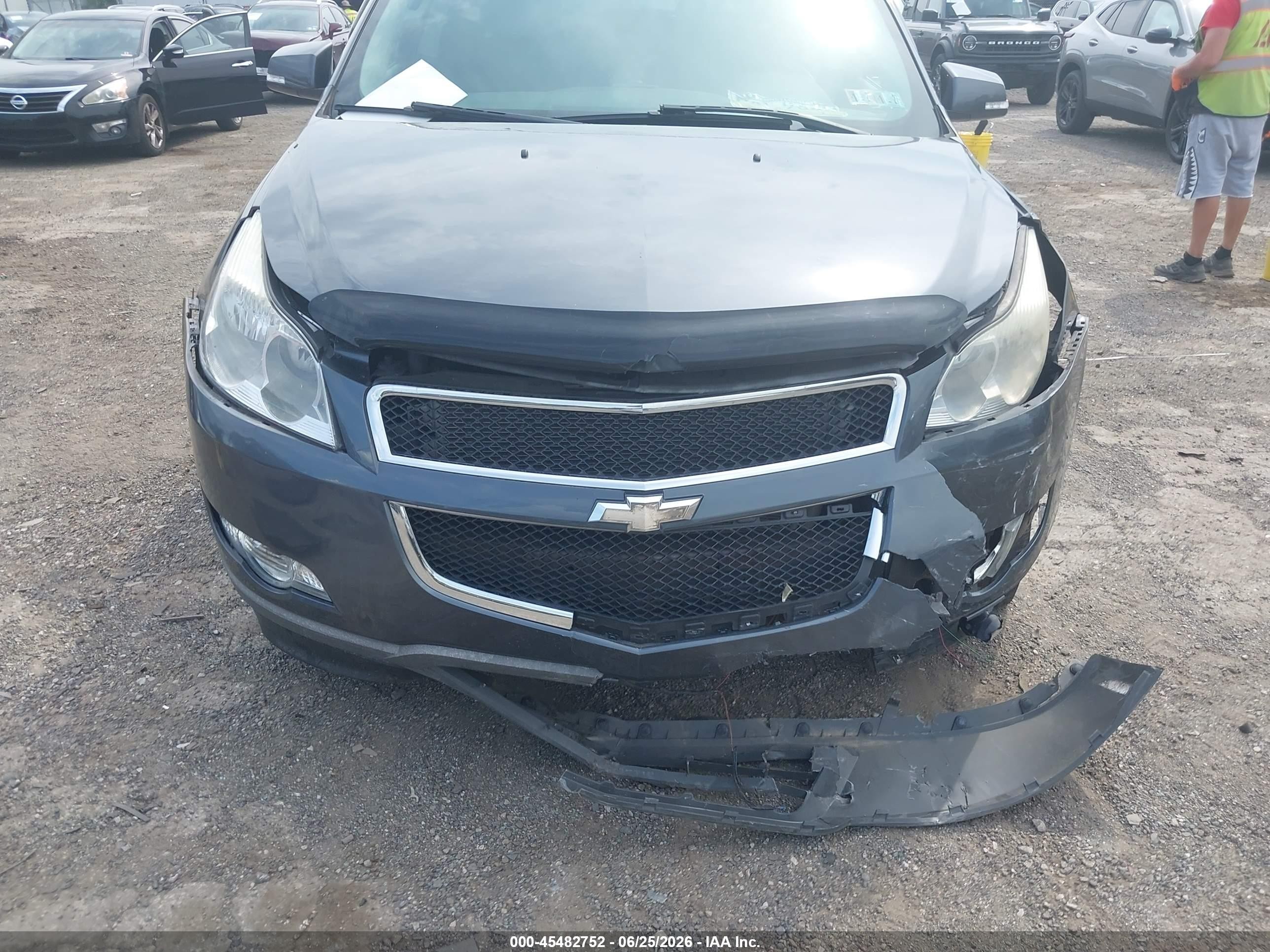 2012 Chevrolet Traverse Lt W/1lt Черный vin: 1GNKRGED6CJ333828
