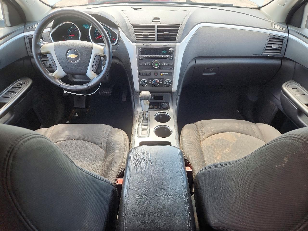 2012 Chevrolet Traverse Lt White vin: 1GNKRGED6CJ363203