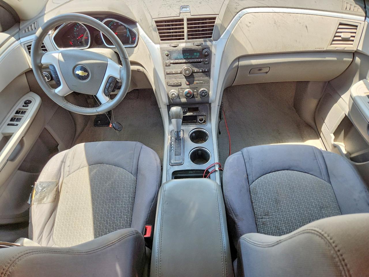 2011 Chevrolet Traverse Lt White vin: 1GNKRGED8BJ279849