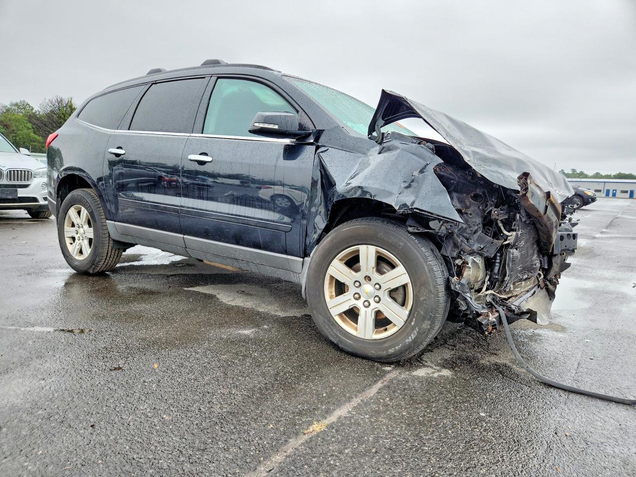 2011 Chevrolet Traverse Lt Black vin: 1GNKRGED8BJ409404